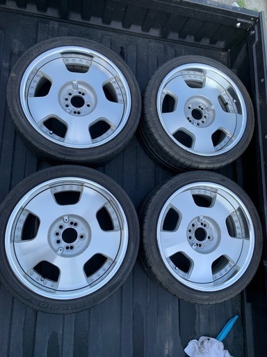 SSR ディッシュビエナ ヴィエナ 17イン チPCD 100 マルチ 5穴 4穴 深リム 美品ワーク work ユーロライン レオンハルト BBS