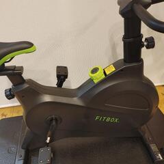 FITBOX フィットネスバイク ブラック/グリーンの画像
