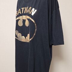 BATMAN バットマン 金色ロゴ 半袖Tシャツ 古着 ヴィンテージ 当時物の画像