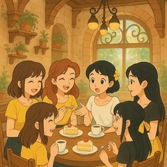 女子会💛🍰☕️