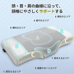 低反発枕 肩こり 首こり まくら 横向き 安眠枕 快眠枕 睡眠枕 熟睡の画像