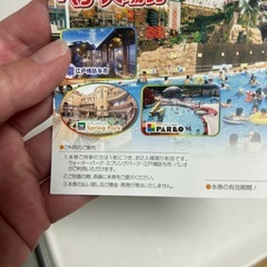ハワイアンズ　ペアチケットの画像
