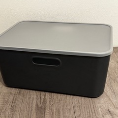 蓋付き収納ボックス(ダイソー)の画像