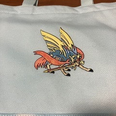 ポケモンワッペン付きトートバッグの画像