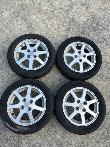 (商談中)　エッセ　ホイール　2024年製　タイヤ　バリ溝　155/65/r14