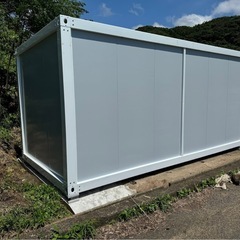 福岡市内展示物あり、見学可能　プレハブハウス3×6 物置きコンテナハウスガレージの画像