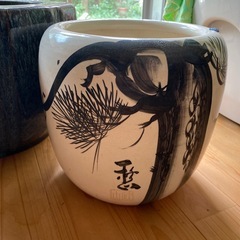 水鉢 陶器 植木鉢の画像