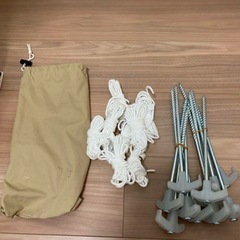 8月限定_廃盤品【DOD】TC ワンタッチタープM +サイドタープ付の画像