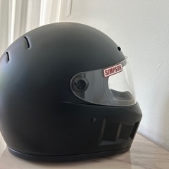 《 美品 》SIMPSON マットブラック SB13 ヘルメット L 59cmの画像