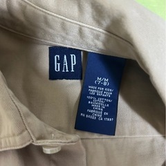 GAP 半袖シャツ M ベージュ　130　の画像