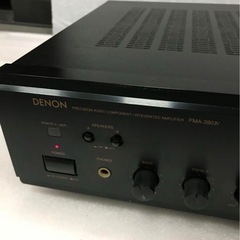 シンプルで機能的なデザインのDENONアンプ、 プリメインアンプ　 PMA-390 4の画像