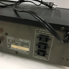 シンプルで機能的なデザインのDENONアンプ、 プリメインアンプ　 PMA-390 4の画像