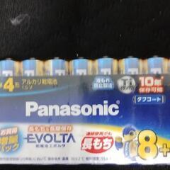パナソニックアルカリ乾電池8+2単4