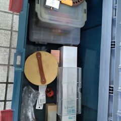 全部丸ごと　工具箱　カートランク　工具　ネジ　ドリル　ノコギリ　ドライバー　の画像