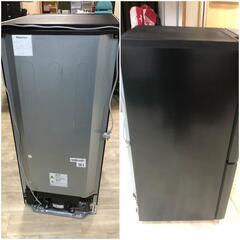 【松本市引き取り限定】Hisenseノンフロン冷凍冷蔵庫134㍑（2020年）の画像