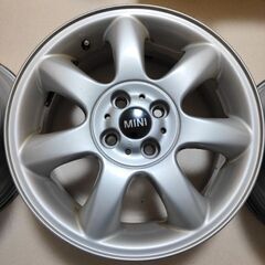 BMW MINI 純正 16インチ 4H100 6.5J+48 4本セット ミニ クーパー 軽自動車 コンパクトカー 流用の画像