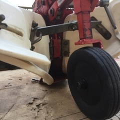 アポロ培土器 うね立て機 管理機用 プラ溝浚器 農機部品 パーツ プラ培土 中古 現状品！の画像