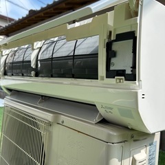 内部洗浄済【2021年製】三菱　霧ヶ峰　ルームエアコン　SZ-GV2220-Wの画像