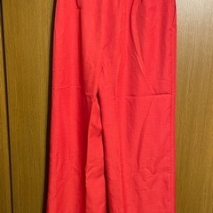 GU パンツ ボタンホール伸びありの画像