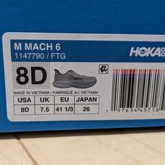 HOKA ONE ONE「MACH6」  / ホカ オネ オネ「マッハ6」 ランニングシューズ(26.0cm)の画像