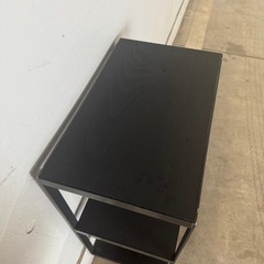 黒ワゴン　キッチンワゴンの画像