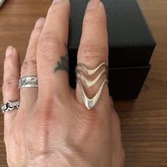 フリーサイズ指輪の画像