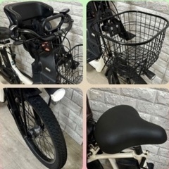 ⭐️Panasonic 電動自転車 ギュット アニーズ大容量8Ah子供乗せ 新基準⭐完成車配送⭐美品⭐室内保管⭐h1003の画像