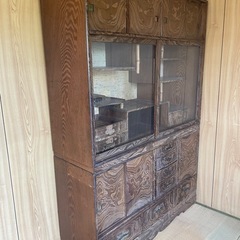 玉杢風茶箪笥 /和家具/アンティークの画像