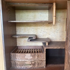 玉杢風茶箪笥 /和家具/アンティークの画像
