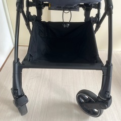 美品　Combi 折りたたみ式ベビーカー ブルーグレーの画像