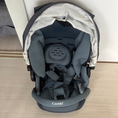 美品　Combi 折りたたみ式ベビーカー ブルーグレーの画像