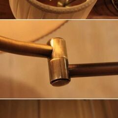 フロアライト スタンドランプ 電気 アンティーク風。の画像