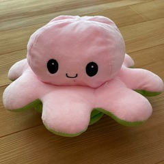 【美品】たこ　リバーシブル　タコ　ぬいぐるみの画像