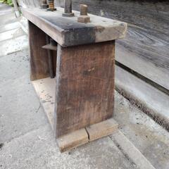 昔の木製プレス機　幅約52cm 高さ約45cm 奥行約21cmの画像