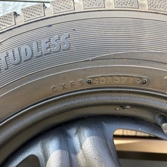 ハリアー純正鉄ちんホイール　225/65r17スタッドレスバリ山2019の画像