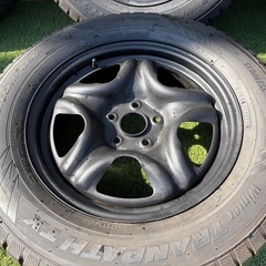 ハリアー純正鉄ちんホイール　225/65r17スタッドレスバリ山2019の画像
