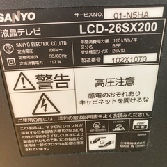 液晶テレビの画像