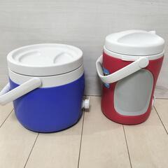 コールマン　ウォータージャグ　2個セット　赤4.22L　青8L 比較的美品の画像