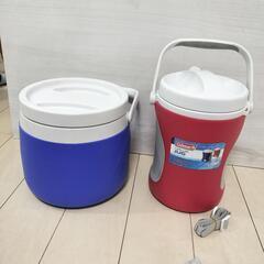 コールマン　ウォータージャグ　2個セット　赤4.22L　青8L 比較的美品の画像