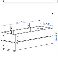 IKEA アカシア材　シェルナニスの画像