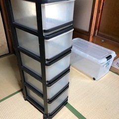 プラスチック引き出し