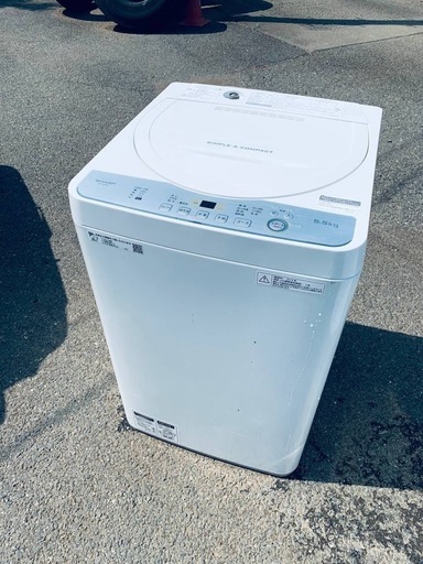 ♻️送料設置無料　SHARP 電気洗濯機 ES-GE5C-W ⭐️SHARP 電気洗濯機 ES-GE5C-W⭐️