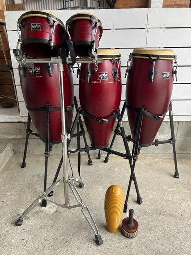 conga bongo コンガ　ボンゴ　スタンドセット