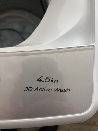 AQUA 2024年製 4.5kg 洗濯機