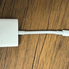 【Apple純正品】Lightning-Digital AVアダプタ MD826AM／AとHDMIケーブル(8K対応)の画像