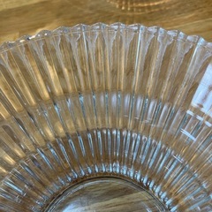 食器　ガラス　皿　の画像