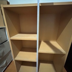 カラーボックス 3段＋2段　譲りますの画像