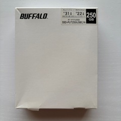 BUFFALO 外付けSSD 250GB SSD-PUT250U3BC/Nの画像