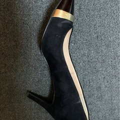 EIZO　スエード　ヒールパンプスの画像