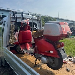 ホンダ　タクト　フルマーク　AB07　不動車　鍵無しの画像